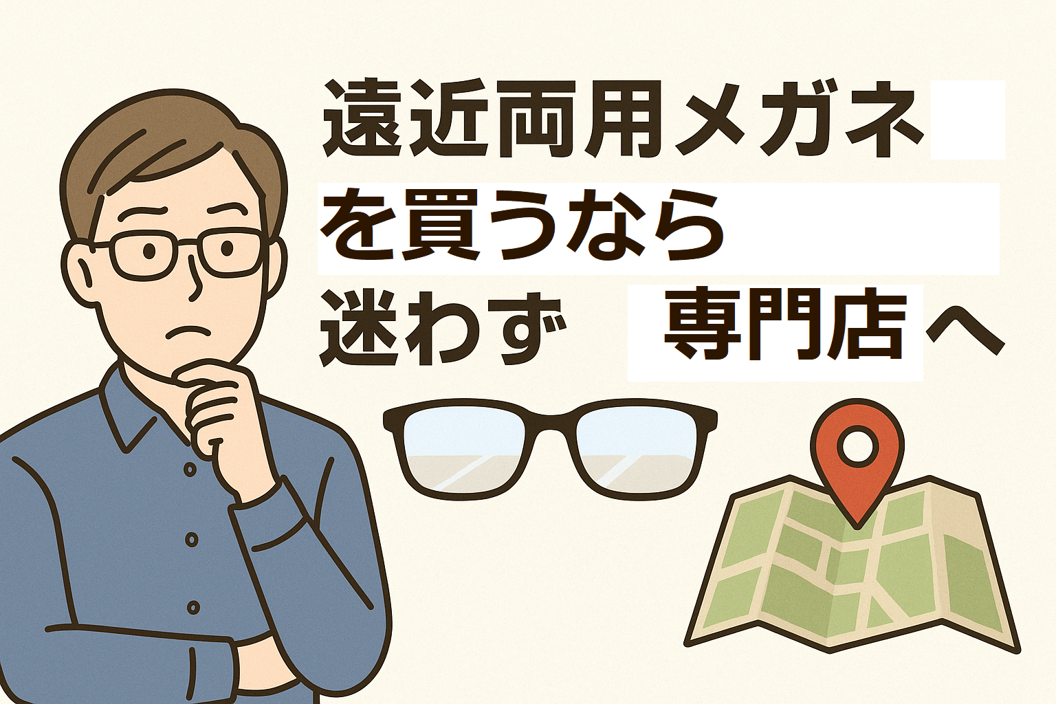 遠近両用メガネ選びで失敗したくないなら迷わず 専門店へ - 山口市大内千坊（山口県）のメガネ店 | メガネのふくだ