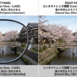 近視度数-5.00以上でのメガネレンズとコンタクトレンズでの見え方の違和感